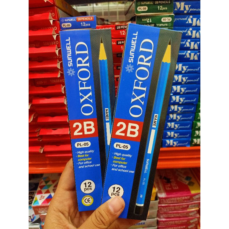 

Alat Tulis Pensil 2b/Alat Tulis Pensil Perpack Isi 12pcs