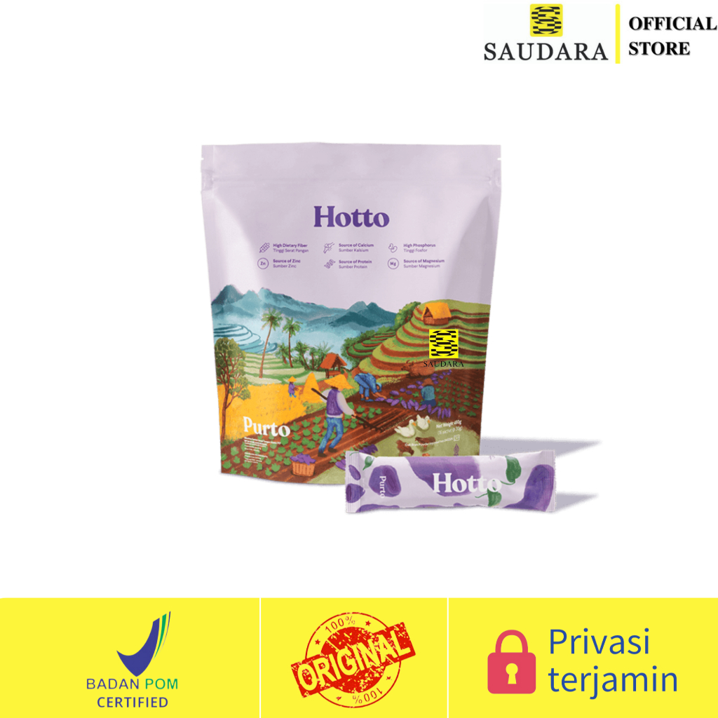

Hotto Purto Multigrain With Purple Potato (1 Pouch Isi 16 Sachet)