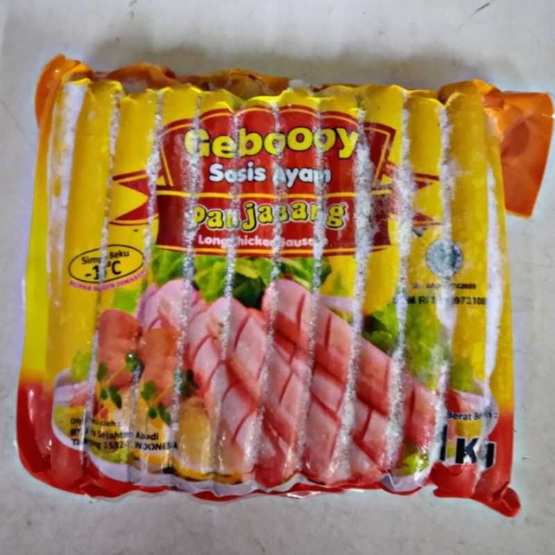 

Geboy Sosis Ayam Panjang Putih Isi 30pcs/1kg