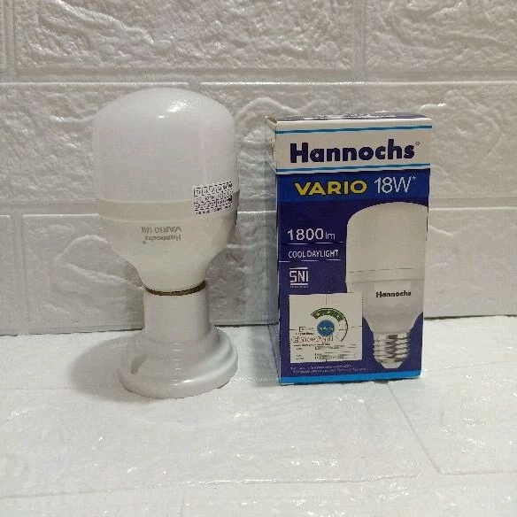 Led Hannochs 18 watt putih garansi 1 tahun