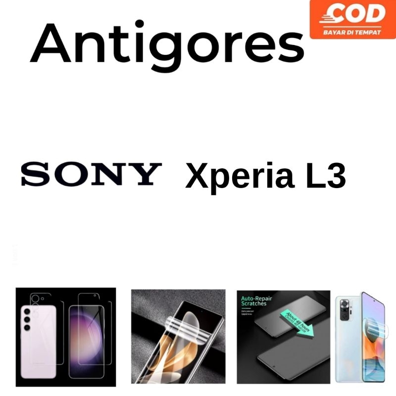 Antigores hydrogel all type sony Xperia L3