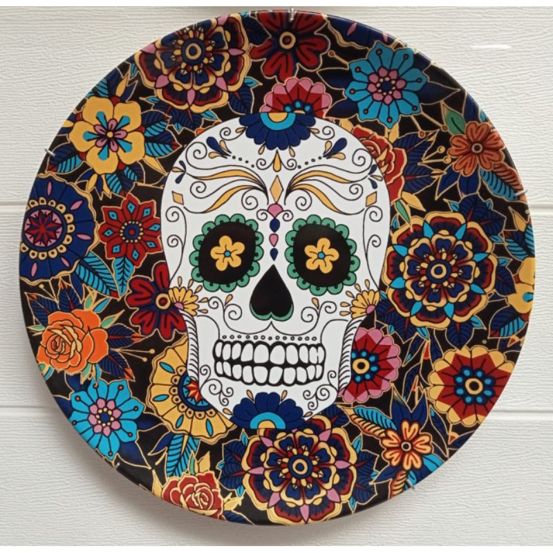 Piring Keramik Hiasan Dinding | Piring Keramik + Kawat Gantungan