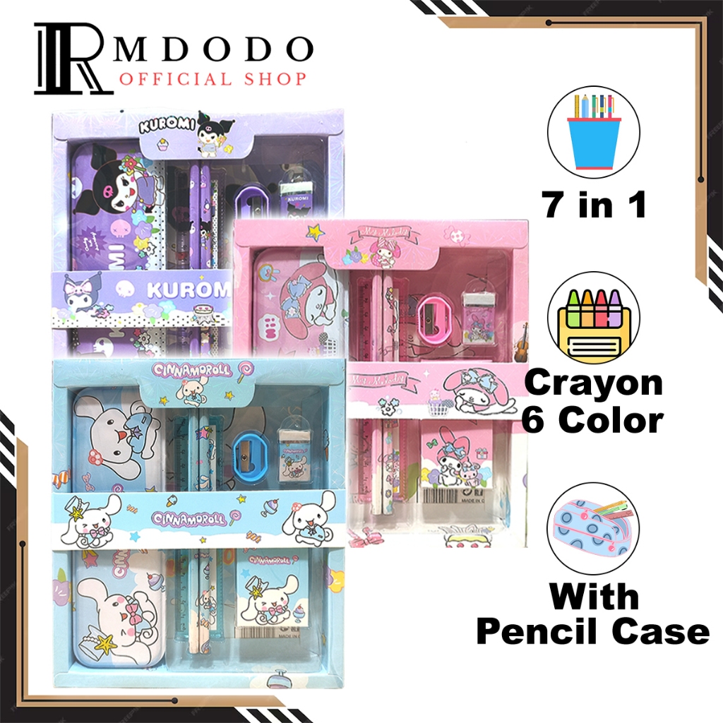 

Rmdodo - Paket Alat Tulis Set 7 in 1 Karakter Sanrio / Stationery Set Untuk Hadiah Anak Sekolah