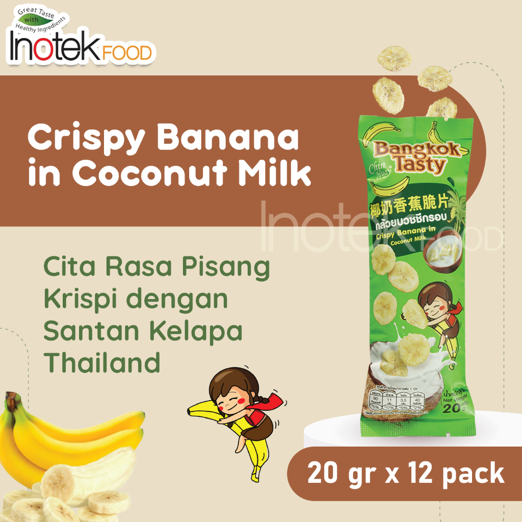

CRISPY BANANA IN COCONUT MILK 20GR X 12PCS