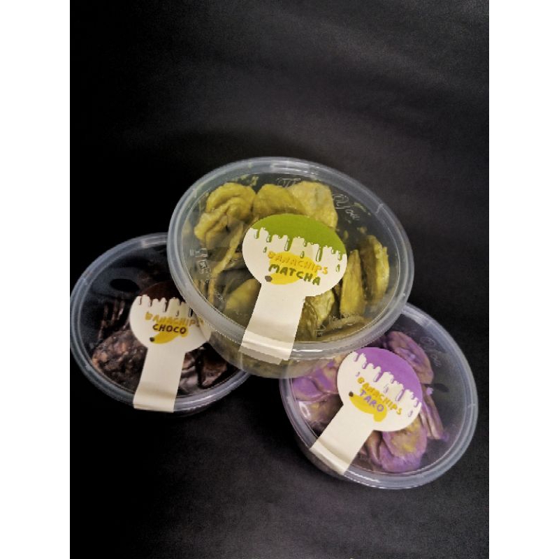 

BANACHIPS - KRIPIK PISANG LUMER (Matcha Taro Coklat)