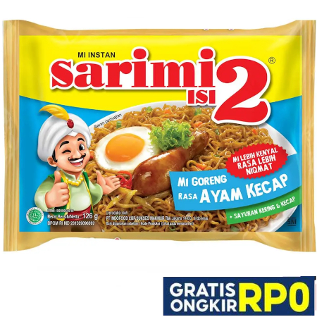 

Mie Sarimi Ayam Kecap Isi 2 Mie Goreng