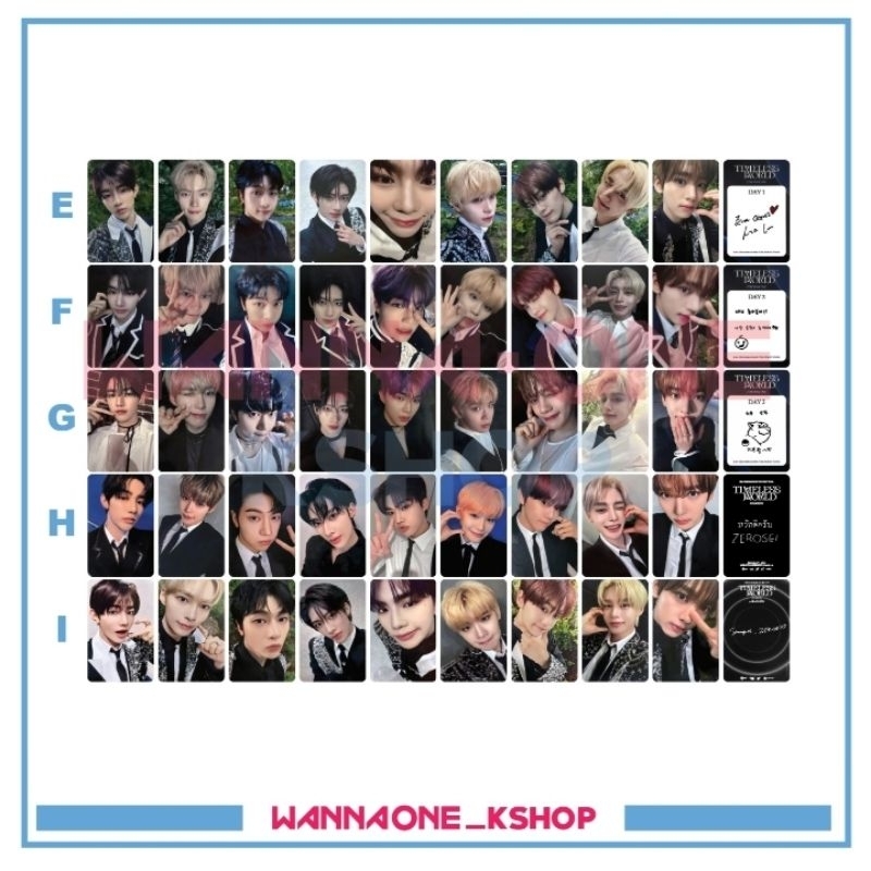 photocard ZB1 TIMELESS World Tour zerose zone benefit zerobaseone