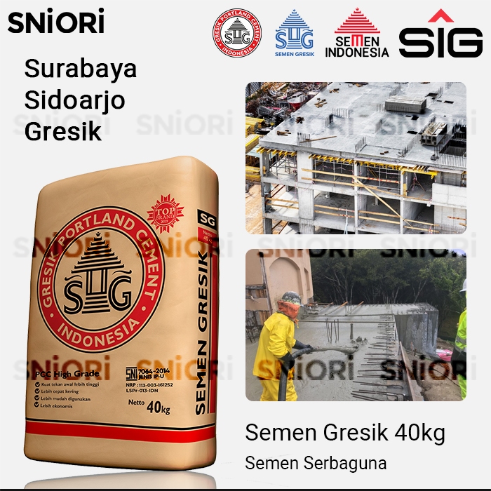 Semen Gresik 40kg Surabaya Sidoarjo Gresik