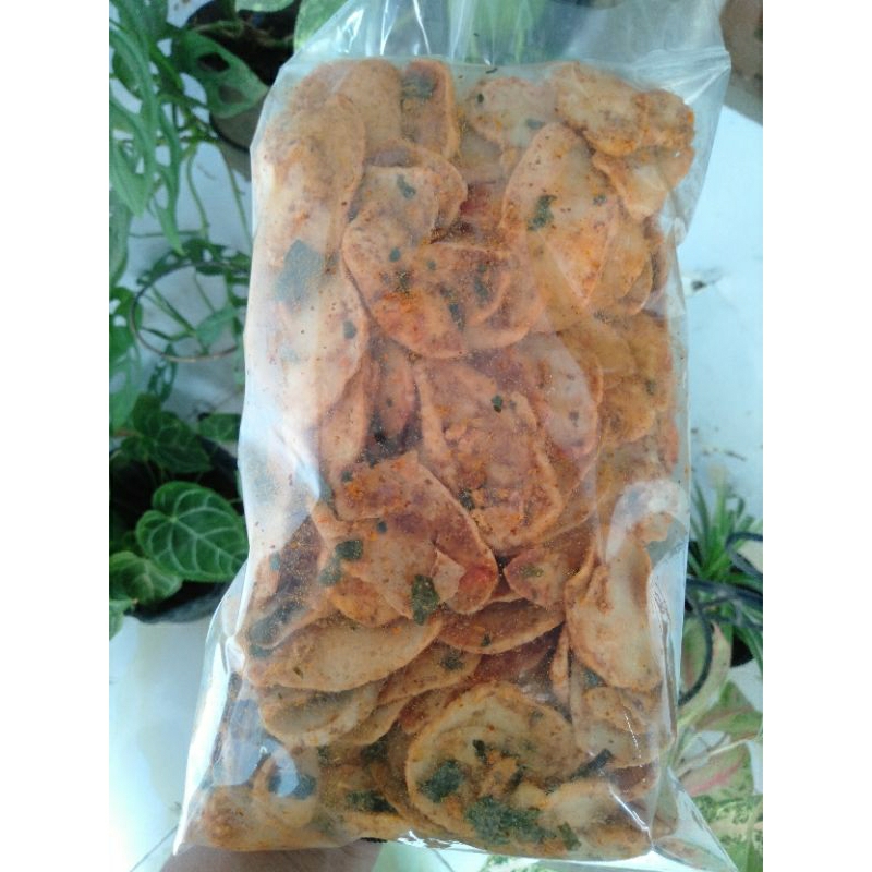 

Basreng pedas daun jeruk super renyah kemasan 250gram