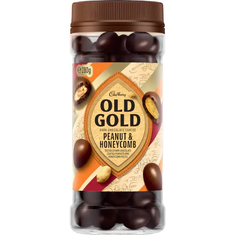 

Cadbury Old Gold Dark Chocolate Coated Peanut & Honeycomb | 280gr