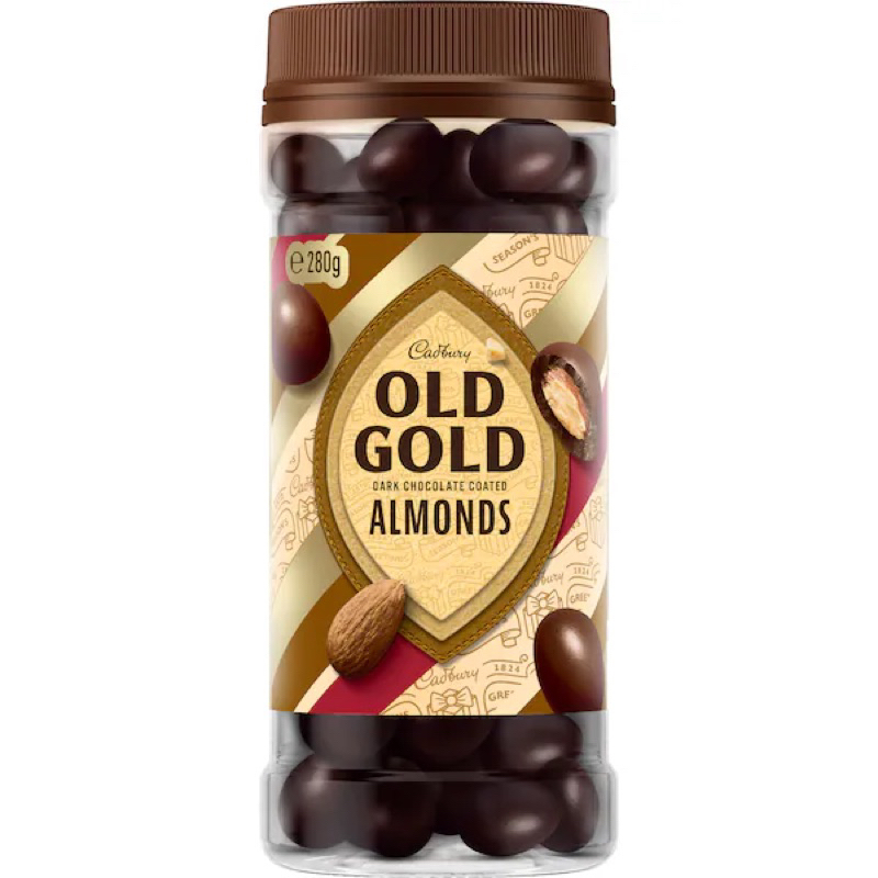 

Cadbury Old Gold Dark Chocolate Coated Almonds Australia | 280g