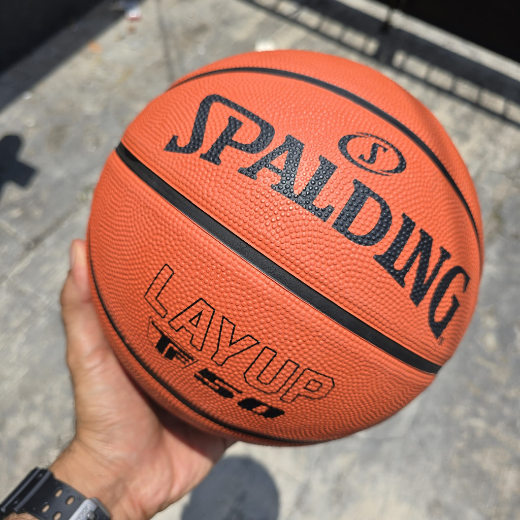 Bola Basket Spalding LAYUP TF50 TF-50 Outdoor Rubber Basketball