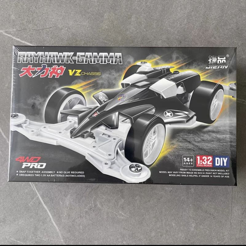 Tamiya Replika Mini 4wd Merk Jiepin Rayhawk Gamma