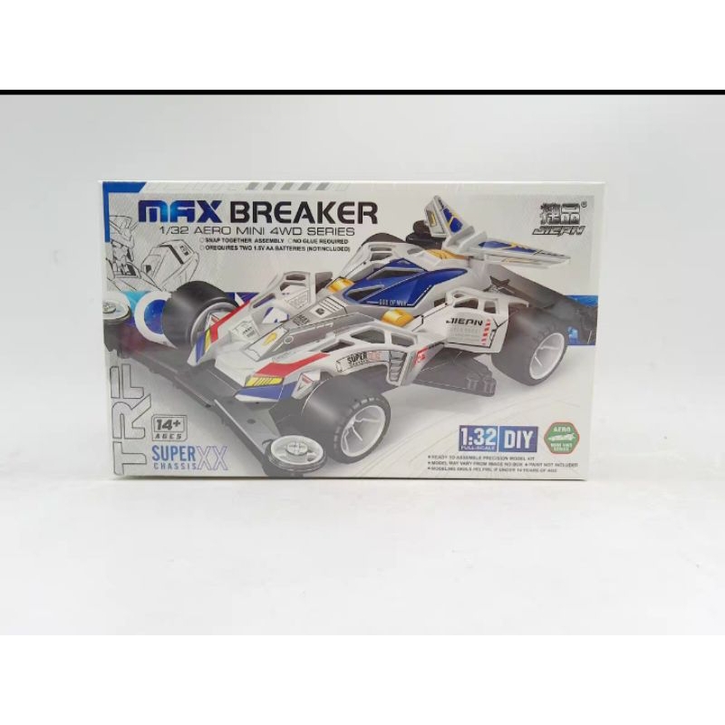 Tamiya Replika Mini 4wd Merk Jiepin Max Breaker TRF
