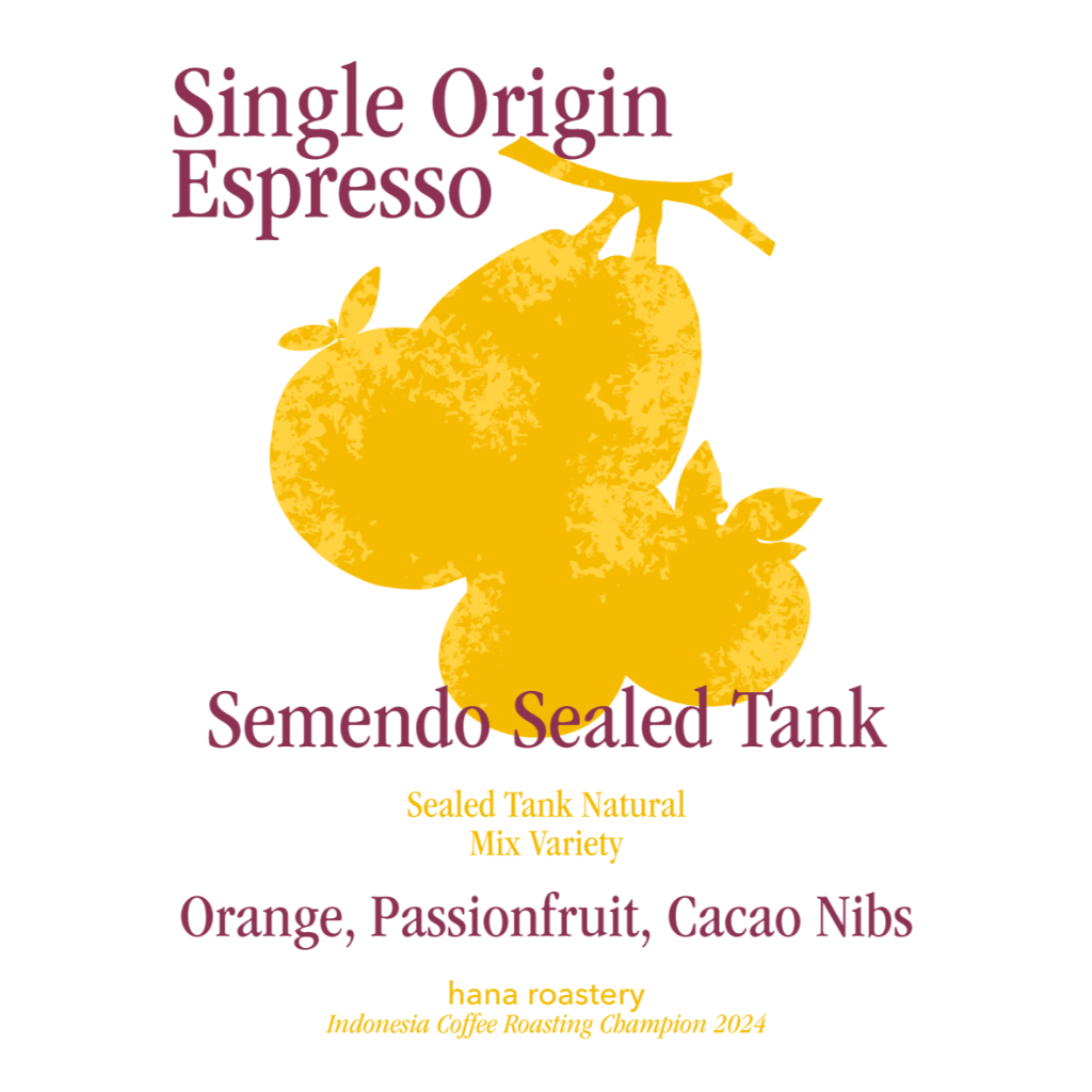 

Semendo Finca Ali - Sealed Tank Natural - Single Origin Espresso - Hana Roastery