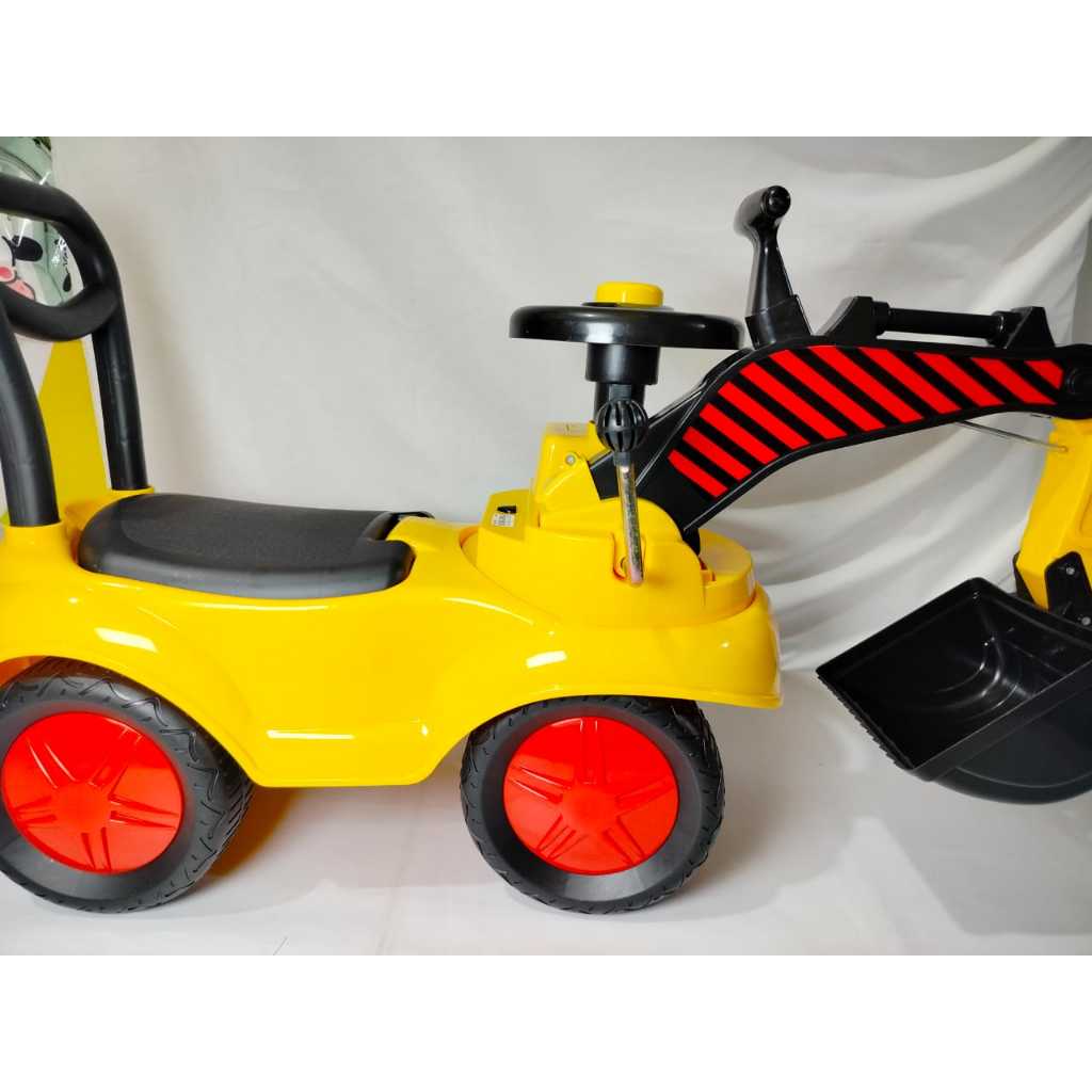 Mobil Duduk Anak Plus Musik Fun Bike Beko / Mobil Keruk Duduk- 2646