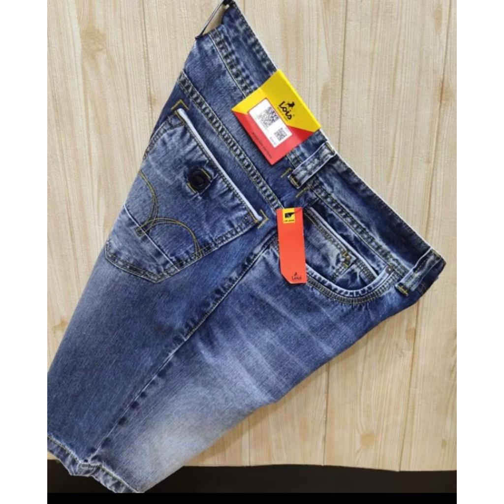 CELANA PENDEK PRIA JEANS LOIS / Celana Jeans Pendek Pria Original 100% Lois Model Terbaru