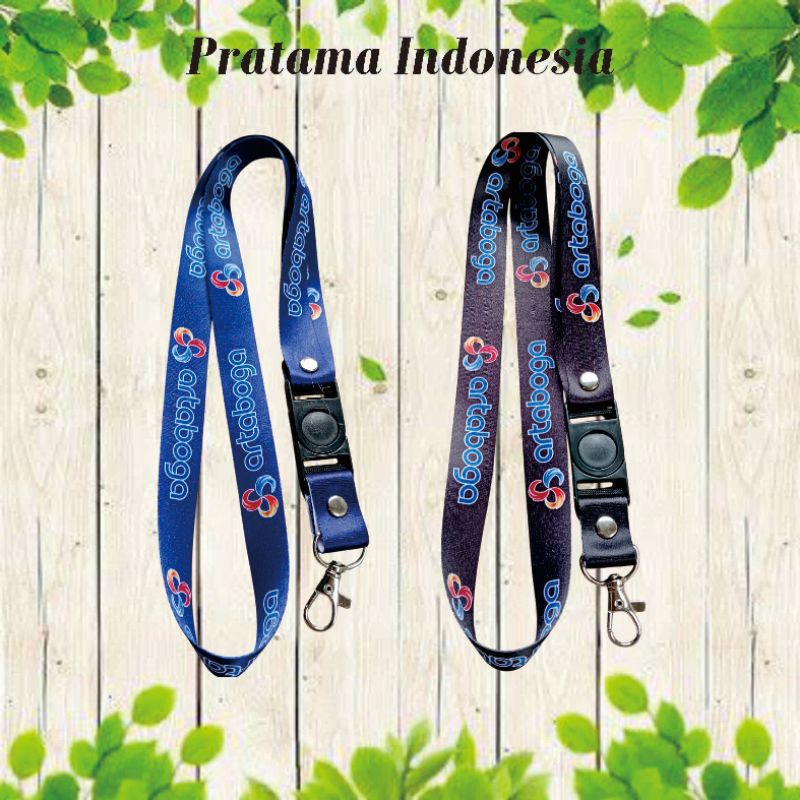 

(READY STOCK) Lanyard / Tali id card Artaboga nevy atau hitam termurahhh polll
