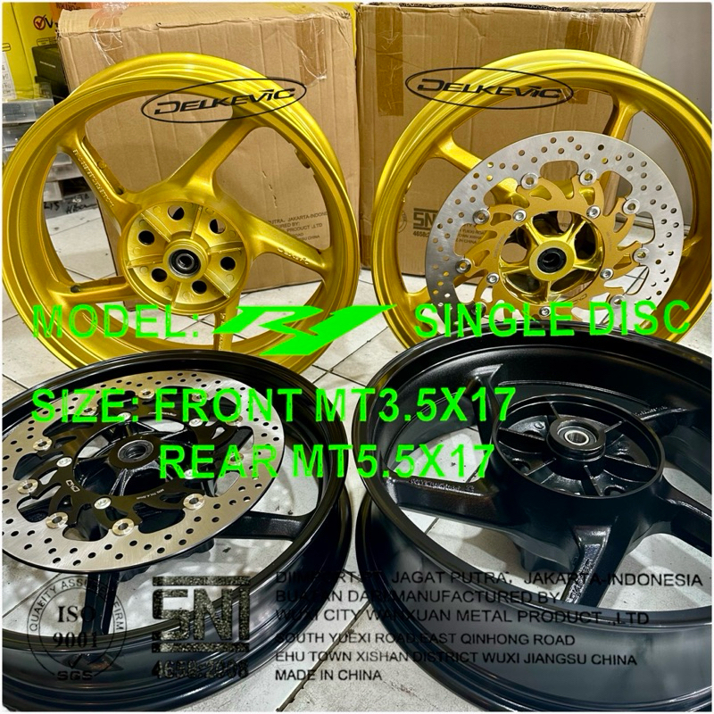 VELG NINJA 250 Fi OLD VELG NINJA 250 SINGLE DISC R1 VELG DELKEVIC NINJA 250 Fi R1 VELG SINGLE DISC N