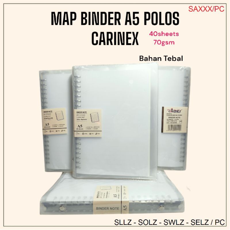 

Carinex Map Binder A5/Buku Binder/Bagus/Murah