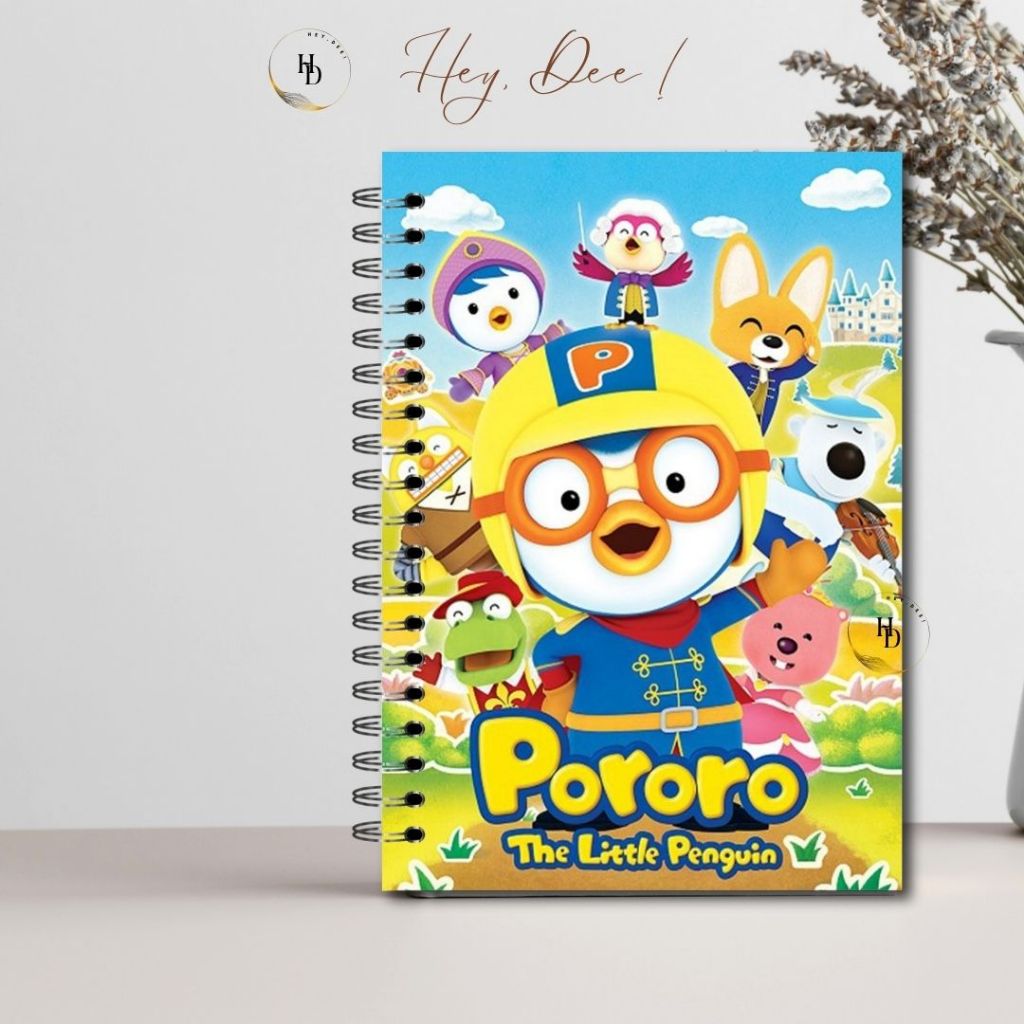 

HeyDee Notebook A5 Spiral Edisi PORORO