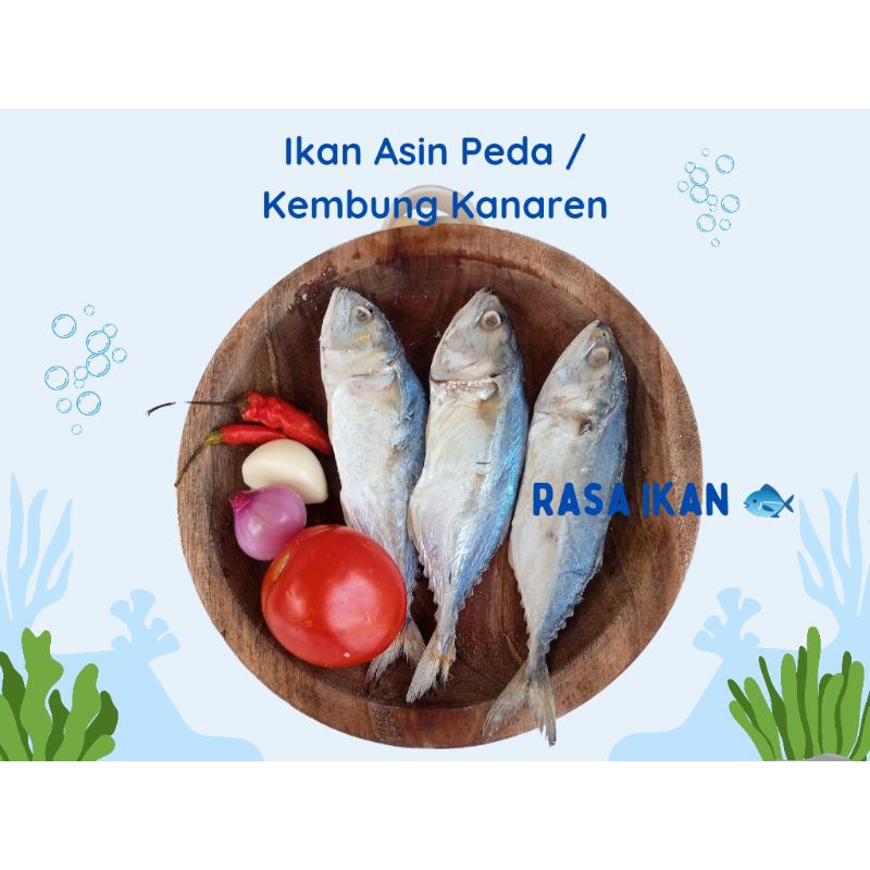 

Ikan Asin Peda 1 Kg / Kembung Kanaren Gurih, Enak dan Lezat