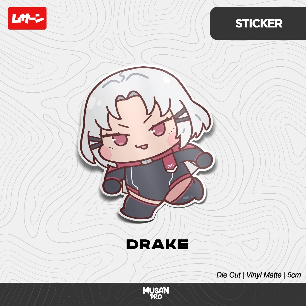 

Sticker NIKKE - Drake The Villain - Musan - Fan Merch