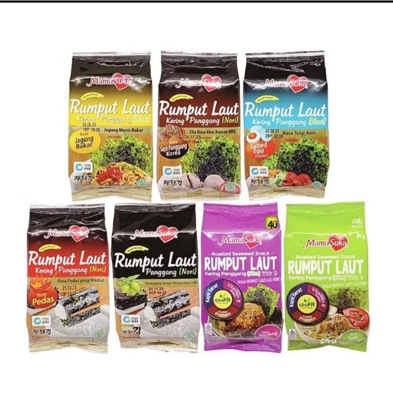 

Rumput laut mamasuka isi 1 (4,5 gr)