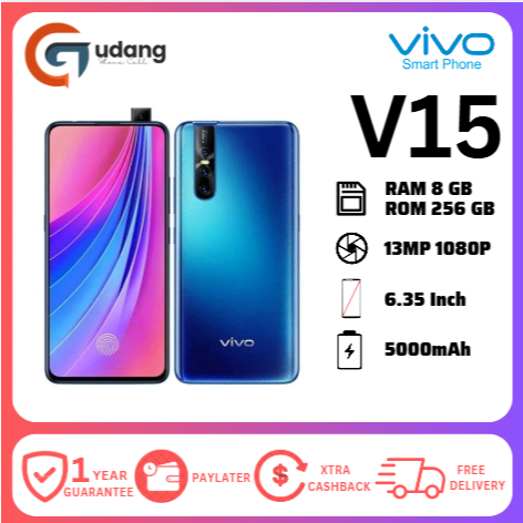 Hp VIVO V15 RAM 8/256GB Bersegel Garansi Distributor 1 Tahun