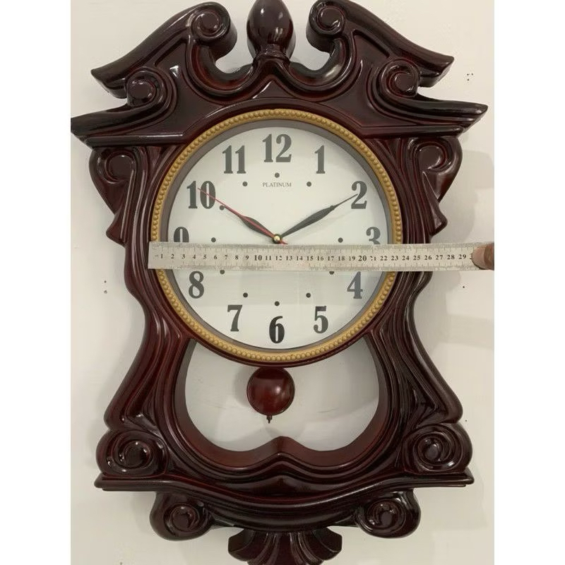 Jam Dinding Ukir Motif Kayu bandul 797/jam bandul kayu