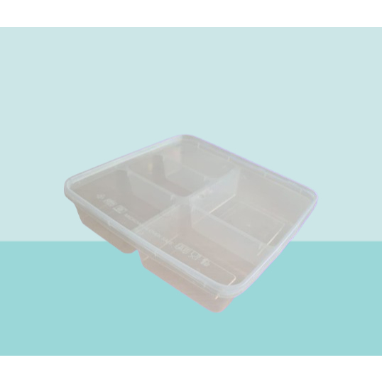 

Thinwall PLASTIK KCS Sekat 5 (SQ 5S) Isi 25 Kotak Makan Nasi Bento Kontainer MURAH BERKUALITAS