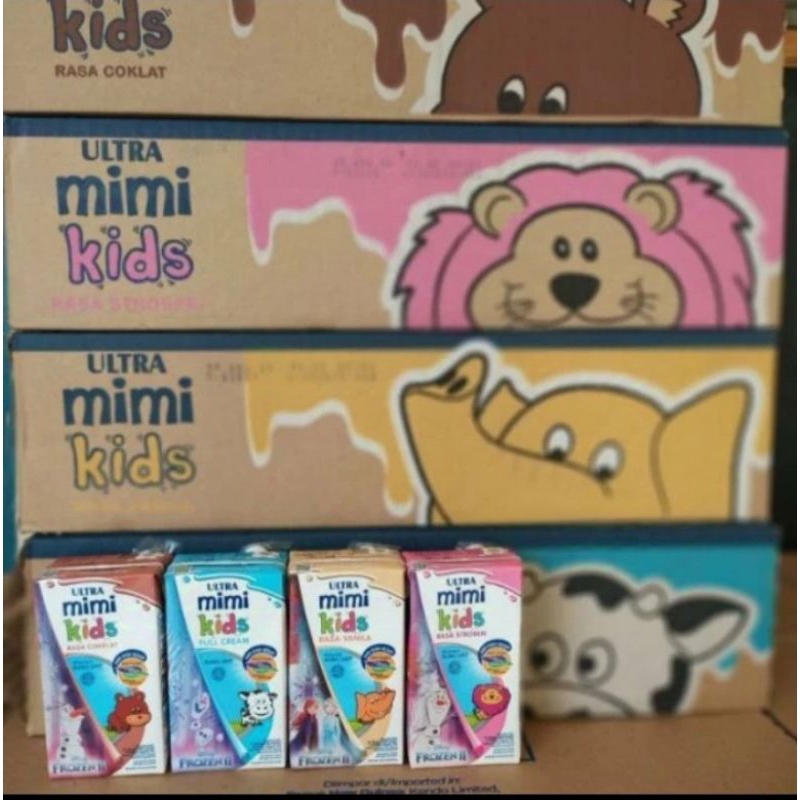 

Ultra Milk UHT MIMI 125 ml 1 Dus isi 40 pcs