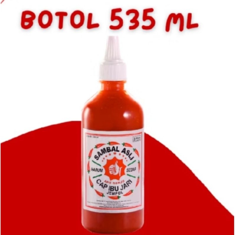 

Sambal Asli Cap Ibu Jari Jempol 535Ml Botol Plastik