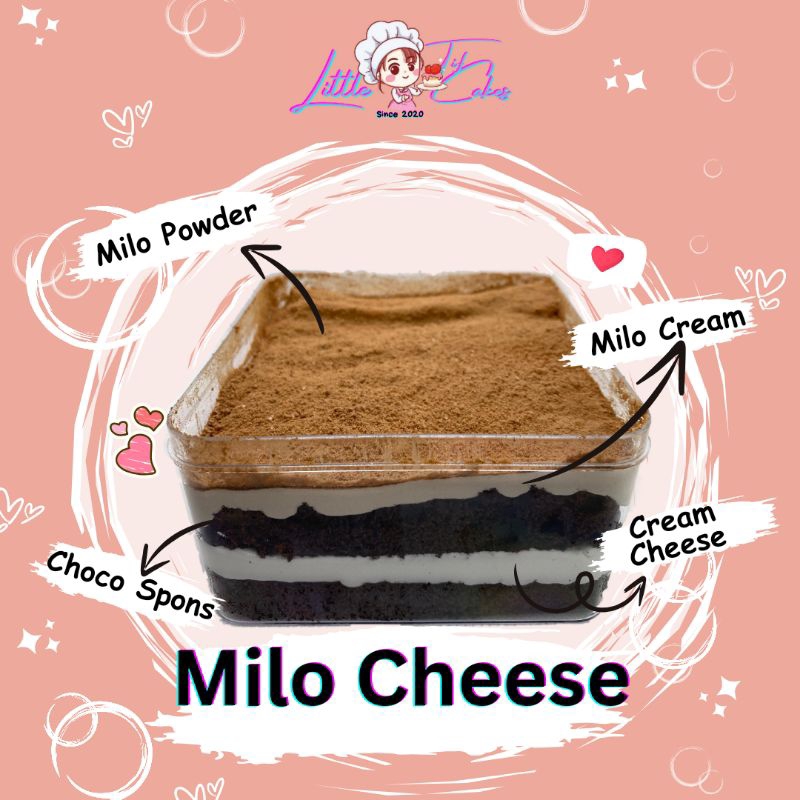 

Milo Cheese Dessert Box ±500ml (10x10x6)