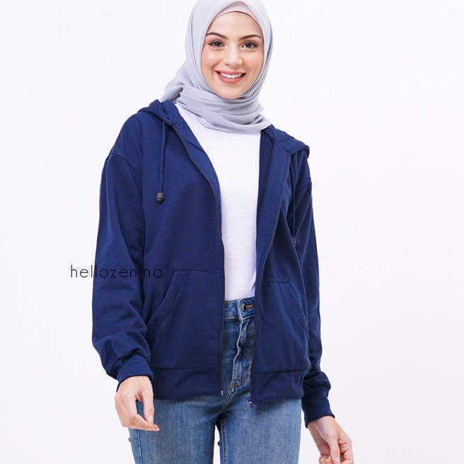 FG2 Jaket Sweater Hoodie Wanita Aeri Hellozenina