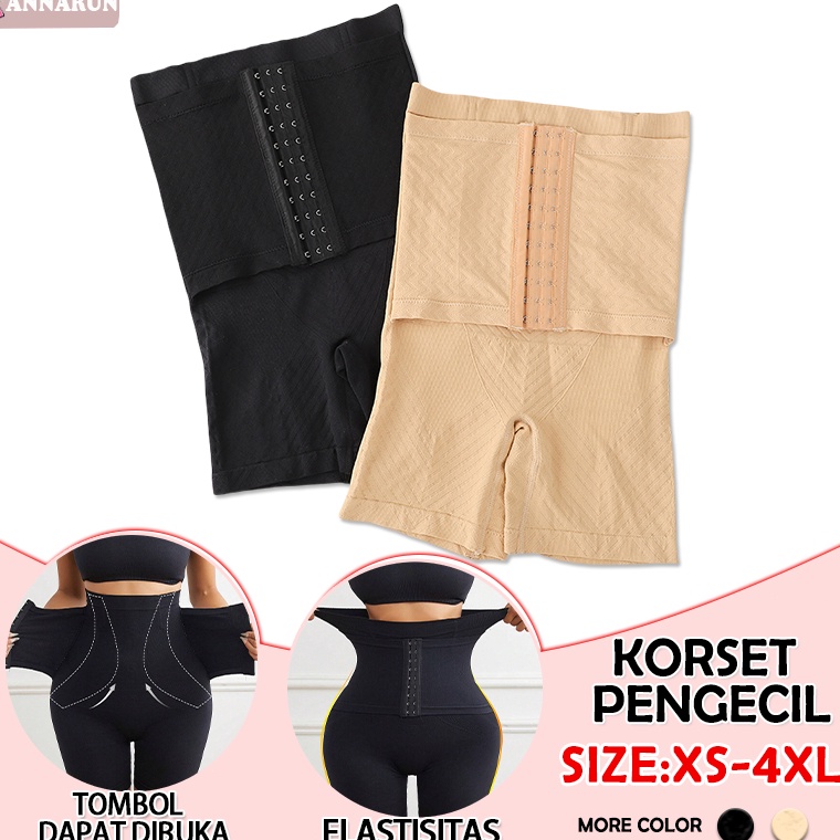 KODE T99F Korset Pelangsing Perut Buncit 2in1 Wanita S4XL 3511kg Korset ibu Melahirkan Celana Pelang