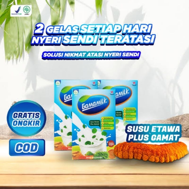 

GAMAMILK ORIGINAL 100% Rekomendasi Ilmiah Atasi Masalah Nyeri Sendi Tulang, Asam Urat