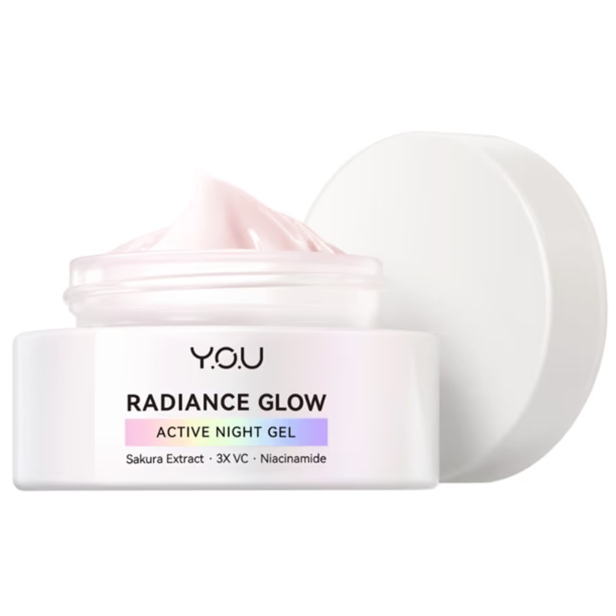 YOU Radiance Glow Active Night Gel 30 g - Krim malam / Pelembab mencerahkan