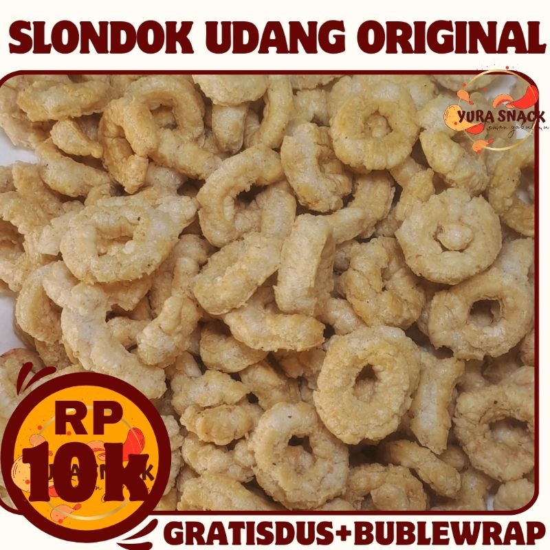 

Slondok Udang / Lanting Udang Renyah Rasa Original Gurih Dan Pedas Kemasan 250gr,500gr,1kilo