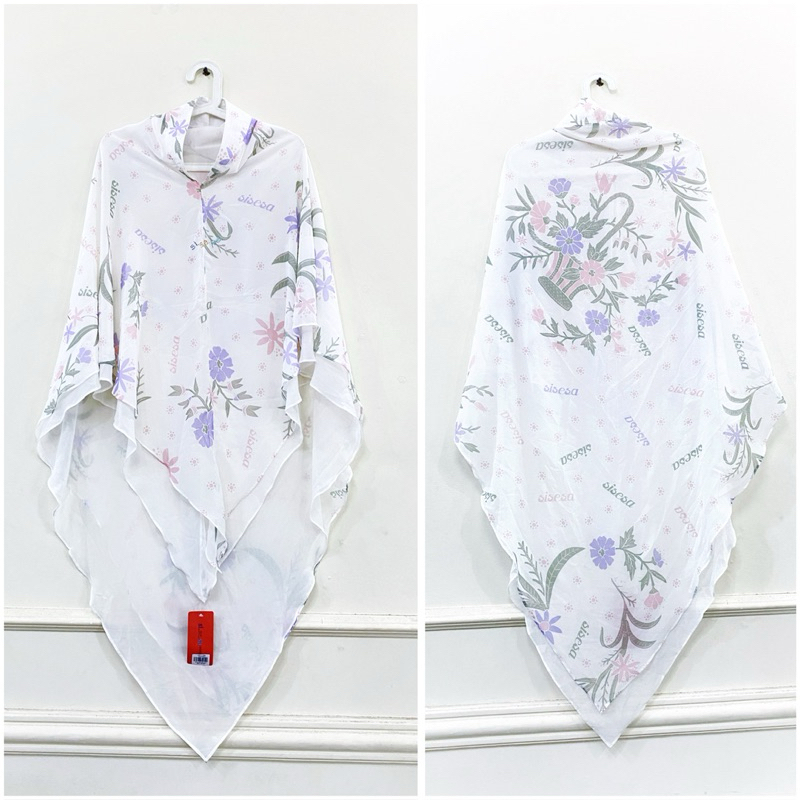 Khimar sisesa broken white