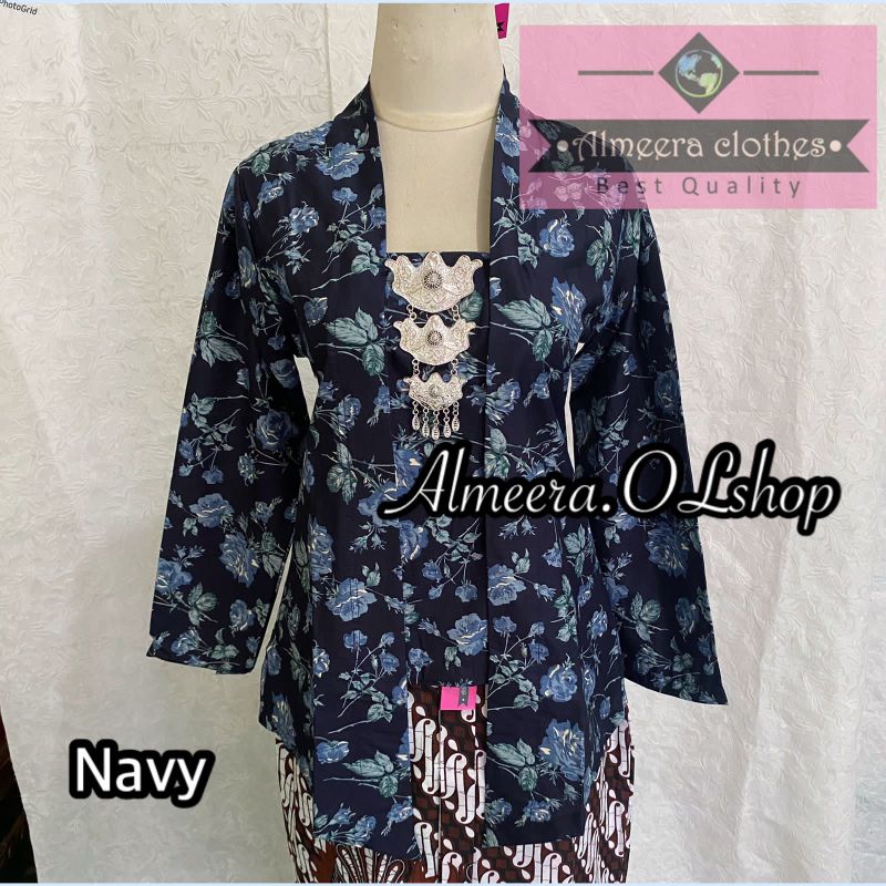 kebaya bunga kebaya kutu baru bahan katun