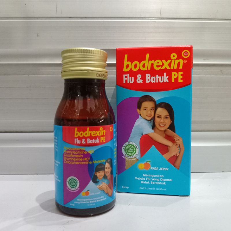 Bodrexin Flu & Batuk PE sirup 60 ml - obat demam, flu dan batuk anak