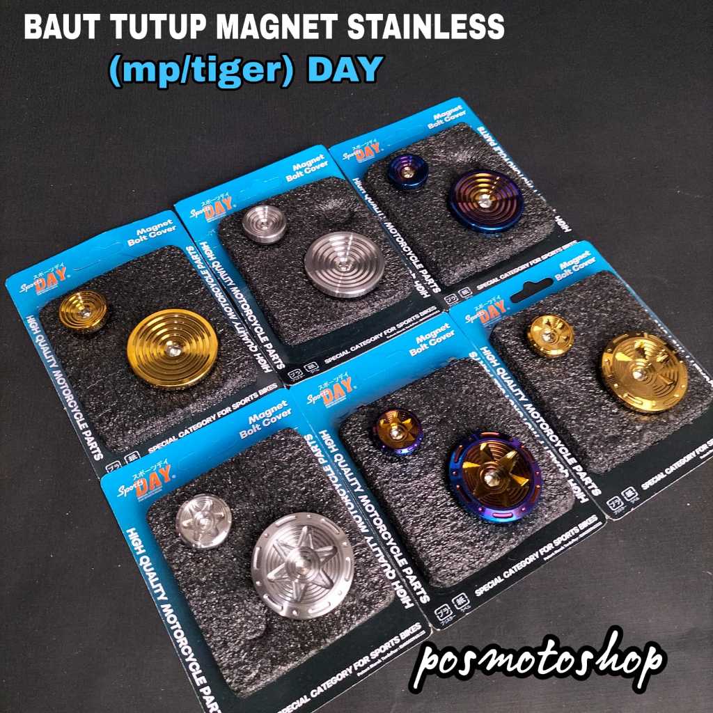 Tutup Blok Koin Magnet Honda Baut L Tutup magnet Honda CB GL MP Tiger Koin Magnet Honda CNC Universa