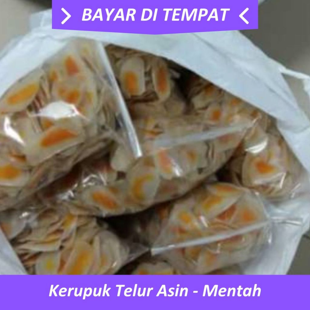 

Kerupuk Telur Asin Tasikmalaya - Mentah - Original - Halal - Grosir Kerupuk Telur Asin