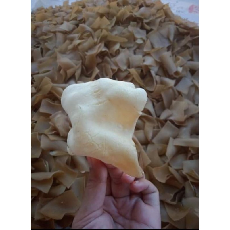 

Krupuk rambak mentah gurih&renyah