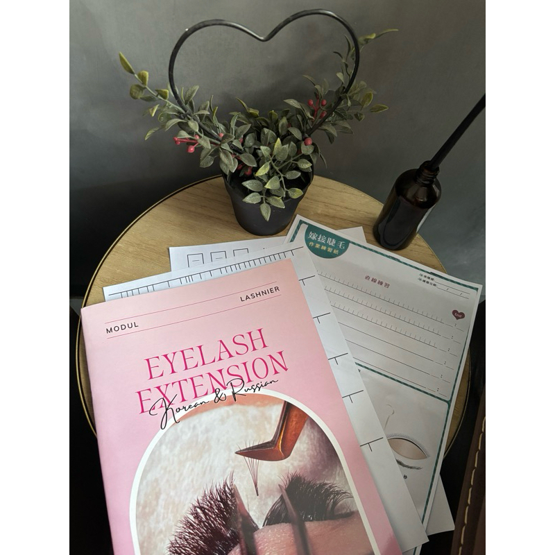 PROMO buku kecantikan eyelash extension basic/basicpro full materi / modul eyelash extension basic 1