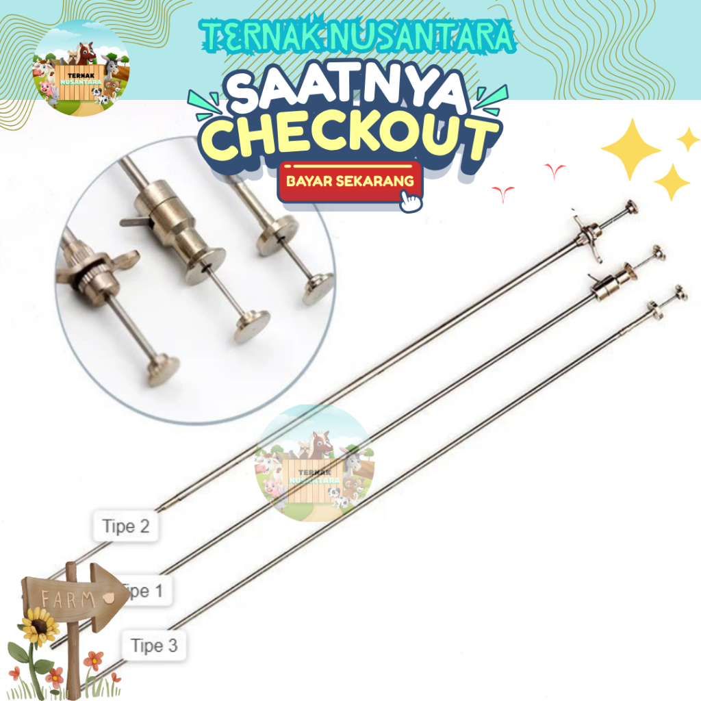 IB GUN TIPE 1 - IB GUN TIPE 2 - IB GUN TIPE 3 - GUN IB Alat Suntik Inseminasi Buatan Artificial Inse