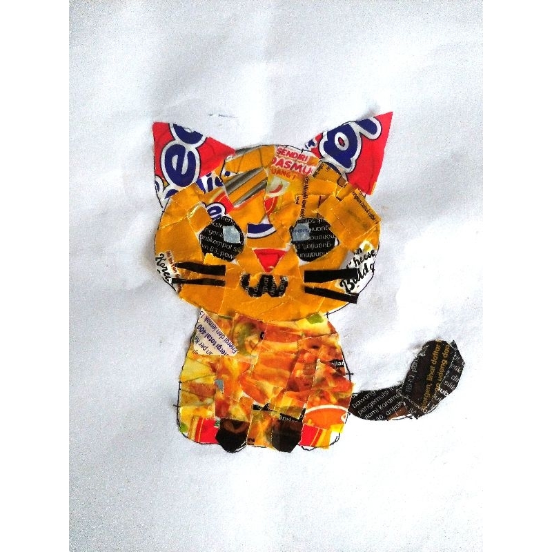 

Seni Lukisan Kucing dari Plastik