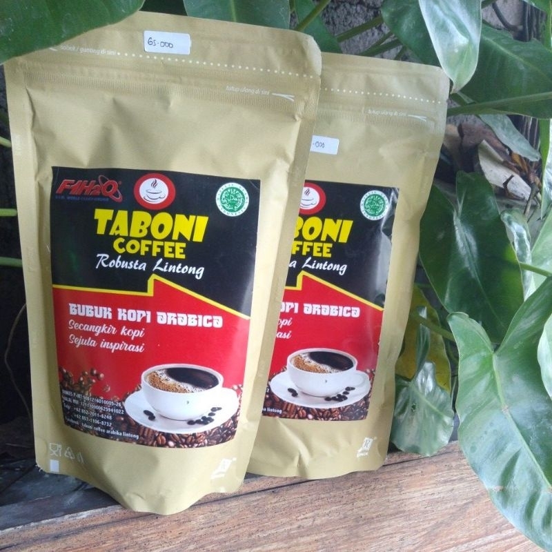 

Taboni Coffee Kopi Arabika Lintong 215gr