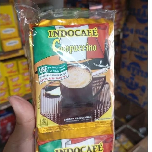 

Indocafe Cappucino Renceng isi 10bks